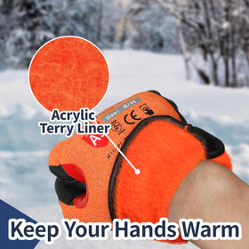 Schwer FreezeGuard-X nitrile coating delivers a strong grip on wet surfaces