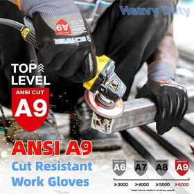 Schwer gloves provide anti-slip grip in wet environments for better handling.