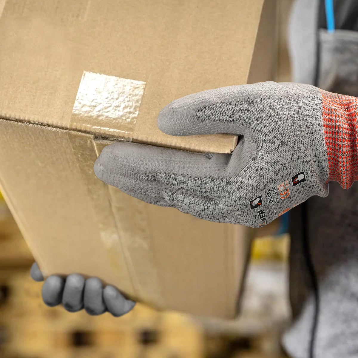 Schwer gloves used in metal fabrication for safe handling