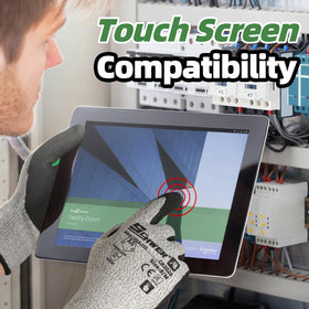 Schwer gloves touchscreen compatible for easy device use.