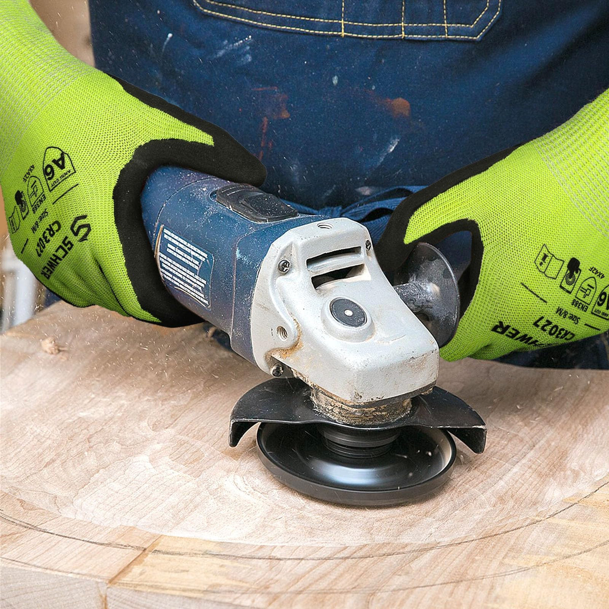 Schwer gloves are washable and reusable for professionals.