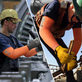 Fiberglass-free Schwer PRO-SKIN sleeves reduce itching while offering abrasion resistance.