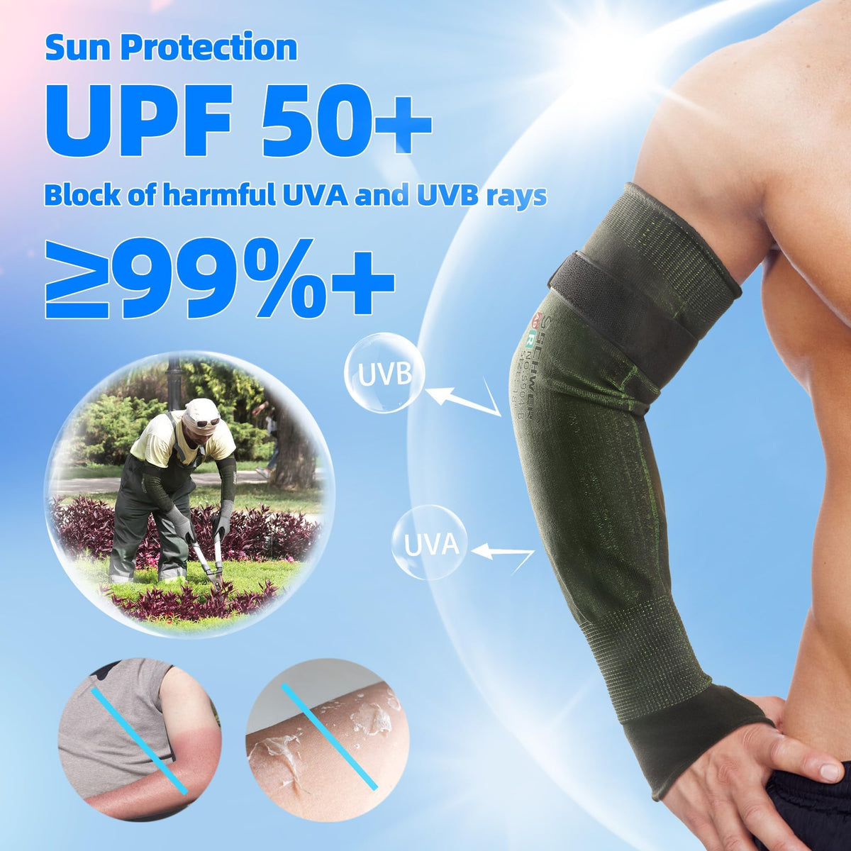 Lightweight yet durable sleeve designed to fit under gloves