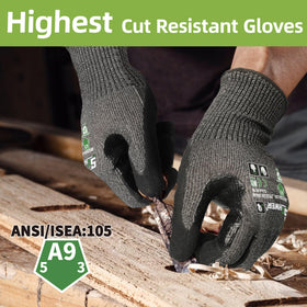 Schwer ProGuard gloves with sandy nitrile coating for secure grip in wet conditions
