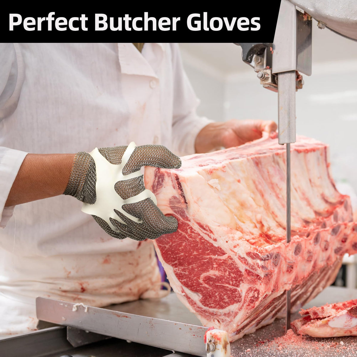 Schwer ProGuard-X A9 in action for meat and fish prep