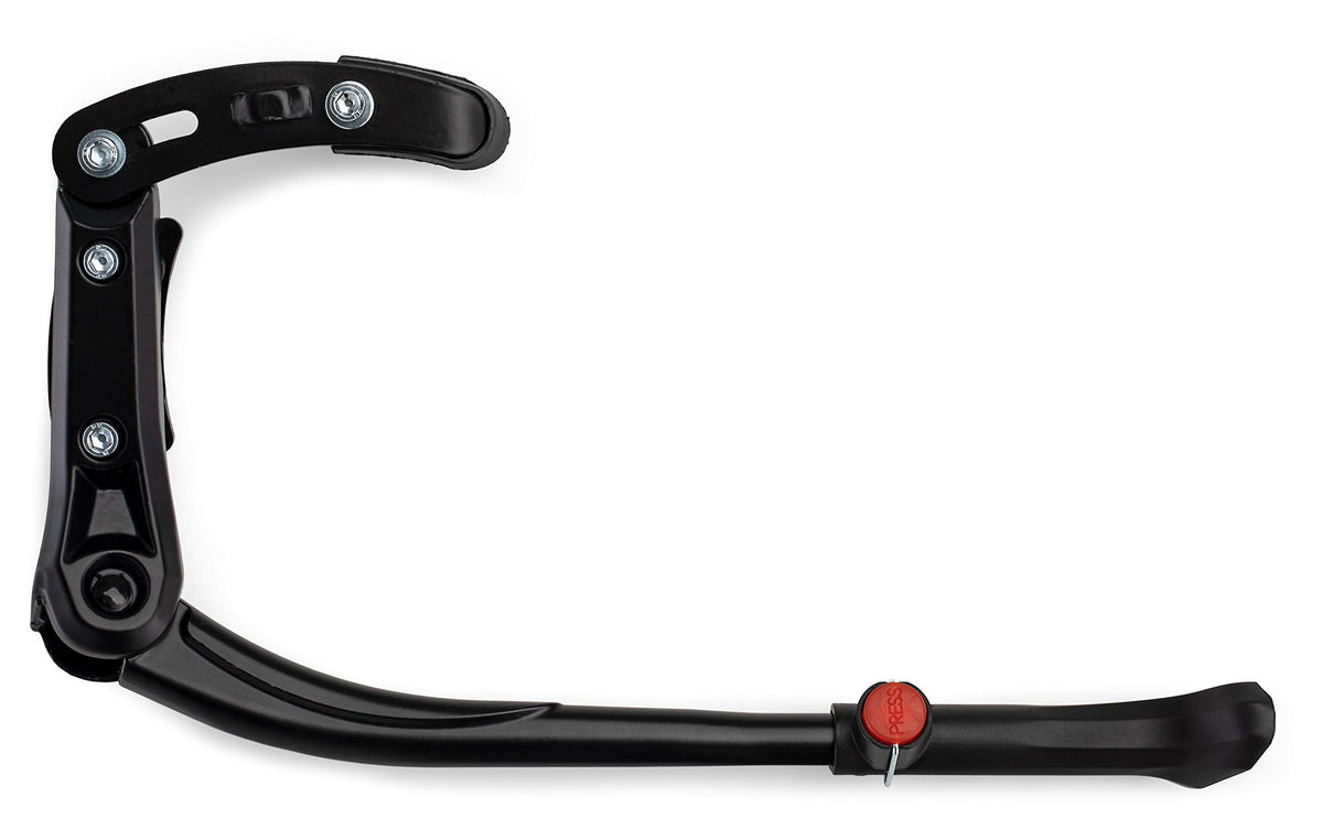 Schwinn adjustable-height kickstand offering custom stance for riders.