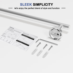 SCILIVE Towel bar enhances bathroom organization and modern aesthetics.