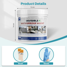 SCNK invisible sealant works indoors and outdoors on various surfaces.