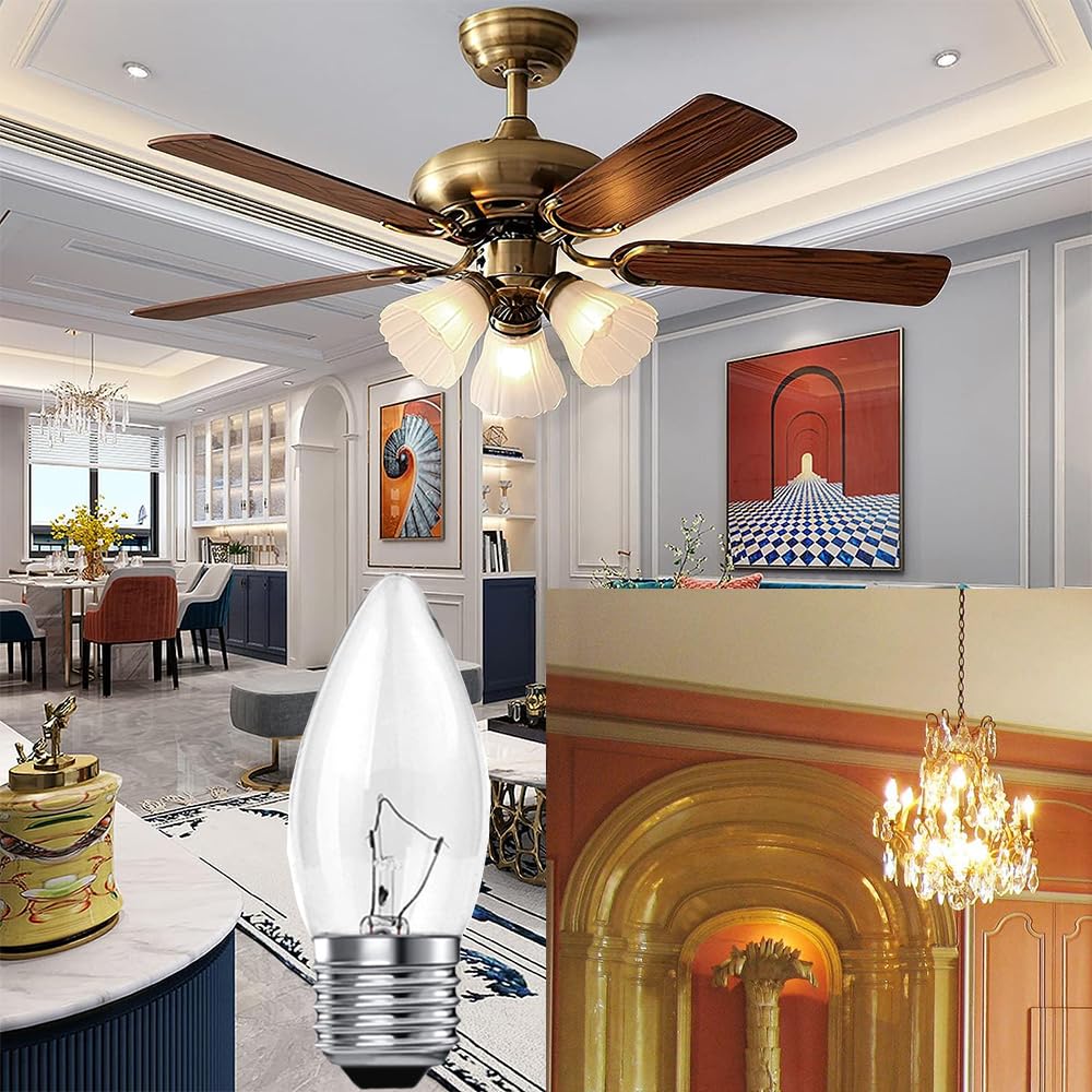 SCOMX versatile lighting bulb suitable for chandeliers and sconces