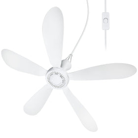 SCOOYEEES 28-inch ceiling fan front view delivers a refreshing breeze for outdoor gazebo use.