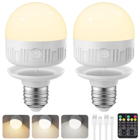 SCOPOW bulb with magnetic bottom attaching to metal surface for easy repositioning