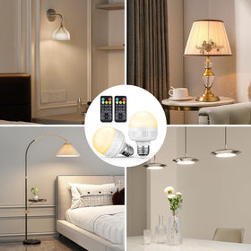 SCOPOW bulb fits E26 socket for versatile home use.