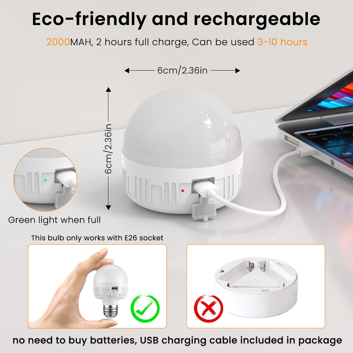 SCOPOW IP44 waterproof bulb suitable for porch and kitchen use.