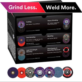 Scotch-Brite Light Grinding and Blending disc for surface prep.