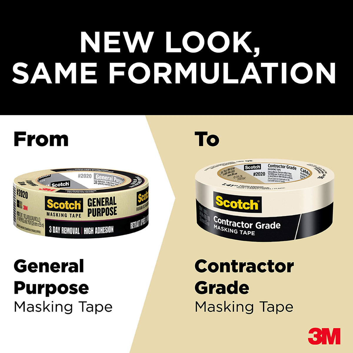 Scotch tape on metal surface highlights crisp edge and reliable adhesion
