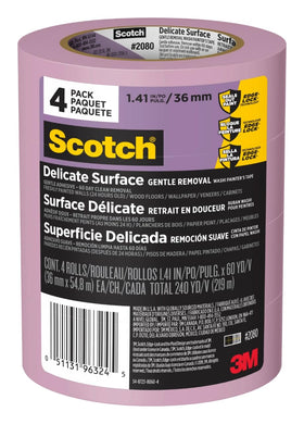 Scotch Delicate Surface Tape in purple pack for easy visibility and protection