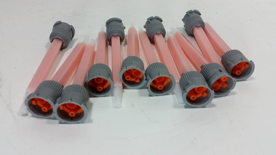 Scotch EPX mix nozzle square orange for 45mL 10:1 cartridges; precise adhesive application.