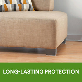 Scotch pads let furniture slide quietly without damaging surfaces