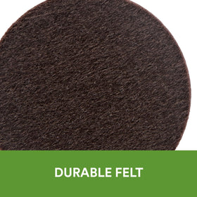 Assorted sizes ensure a snug fit for chairs, couches, or plants