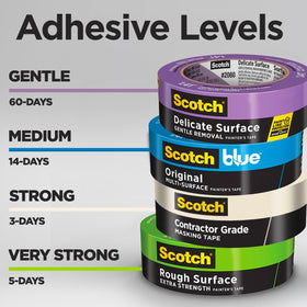 Scotch Painter's Tape 1.88-inch wide for wide masking.