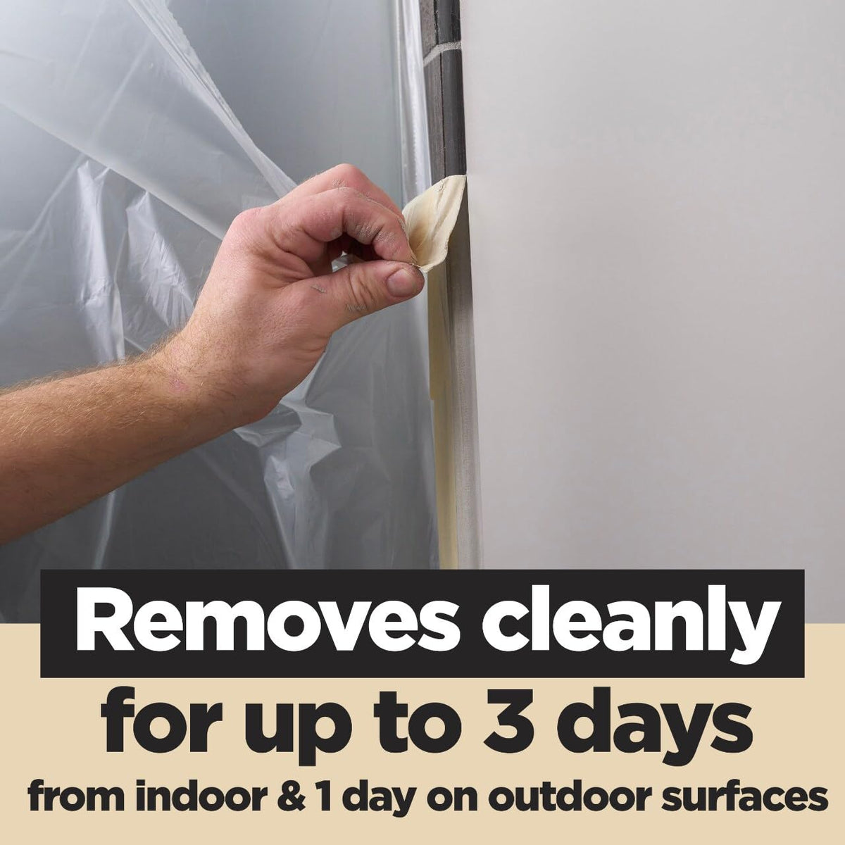 Using Scotch tape for moving, redecorating, or renovating projects.