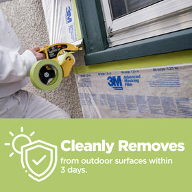 Versatile masking for indoor and outdoor projects with Scotch 2060.