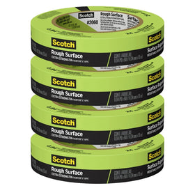 Scotch Painter's Tape 2060 green packaging shows the 4-pack value for projects.
