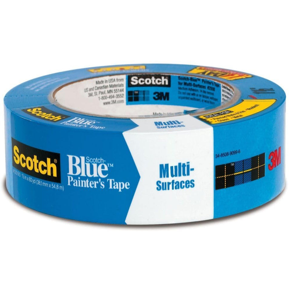 Scotch Painter's Tape Original 1.41 inch blue roll for clean removal on multiple surfaces.