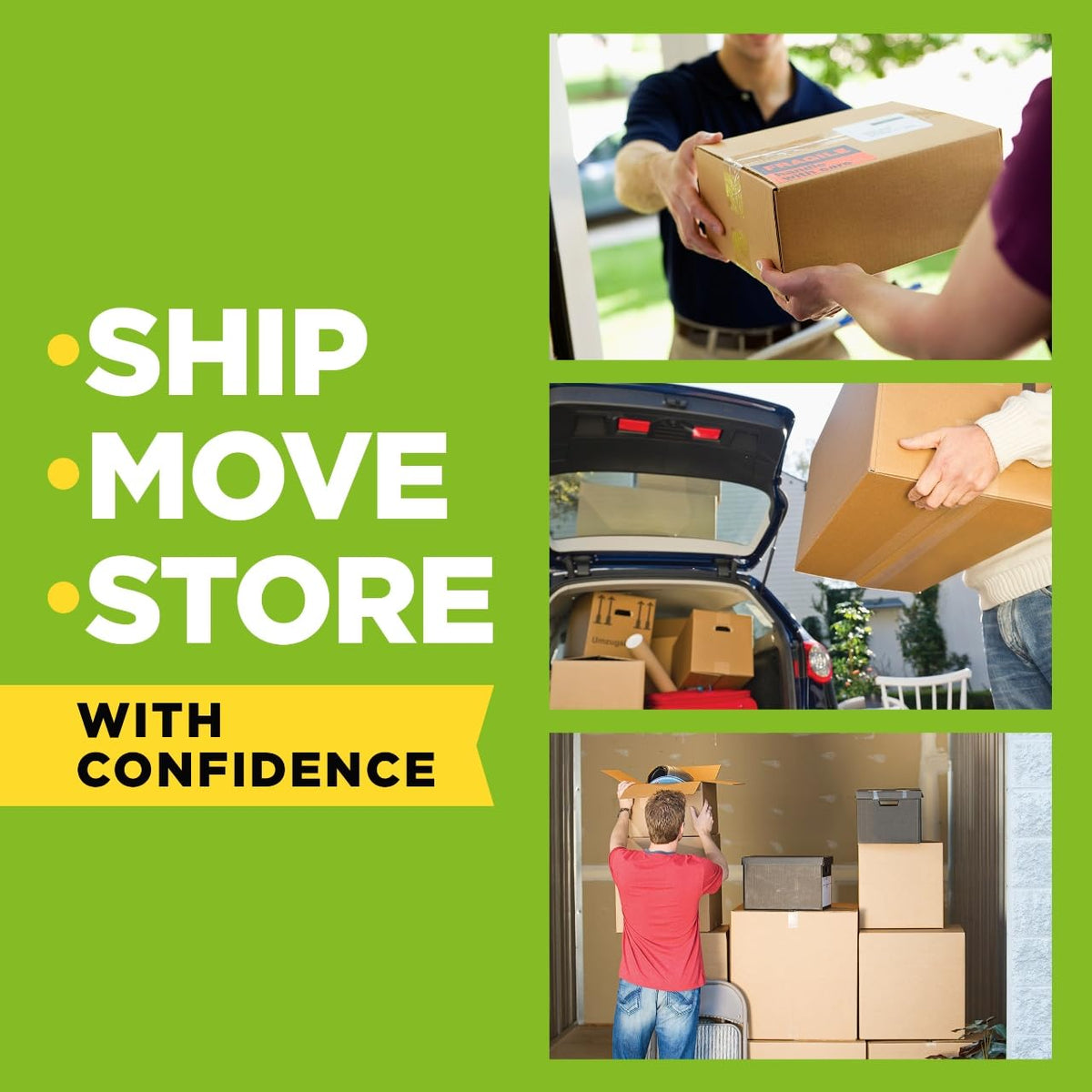 Scotch Sure Start box sealing supports safe, organized shipments.