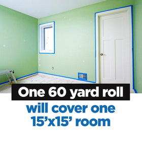 Applying ScotchBlue with 30 to 60 minutes setting before painting.