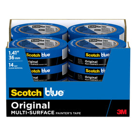 ScotchBlue Original multi-surface tape rolls for versatile projects.