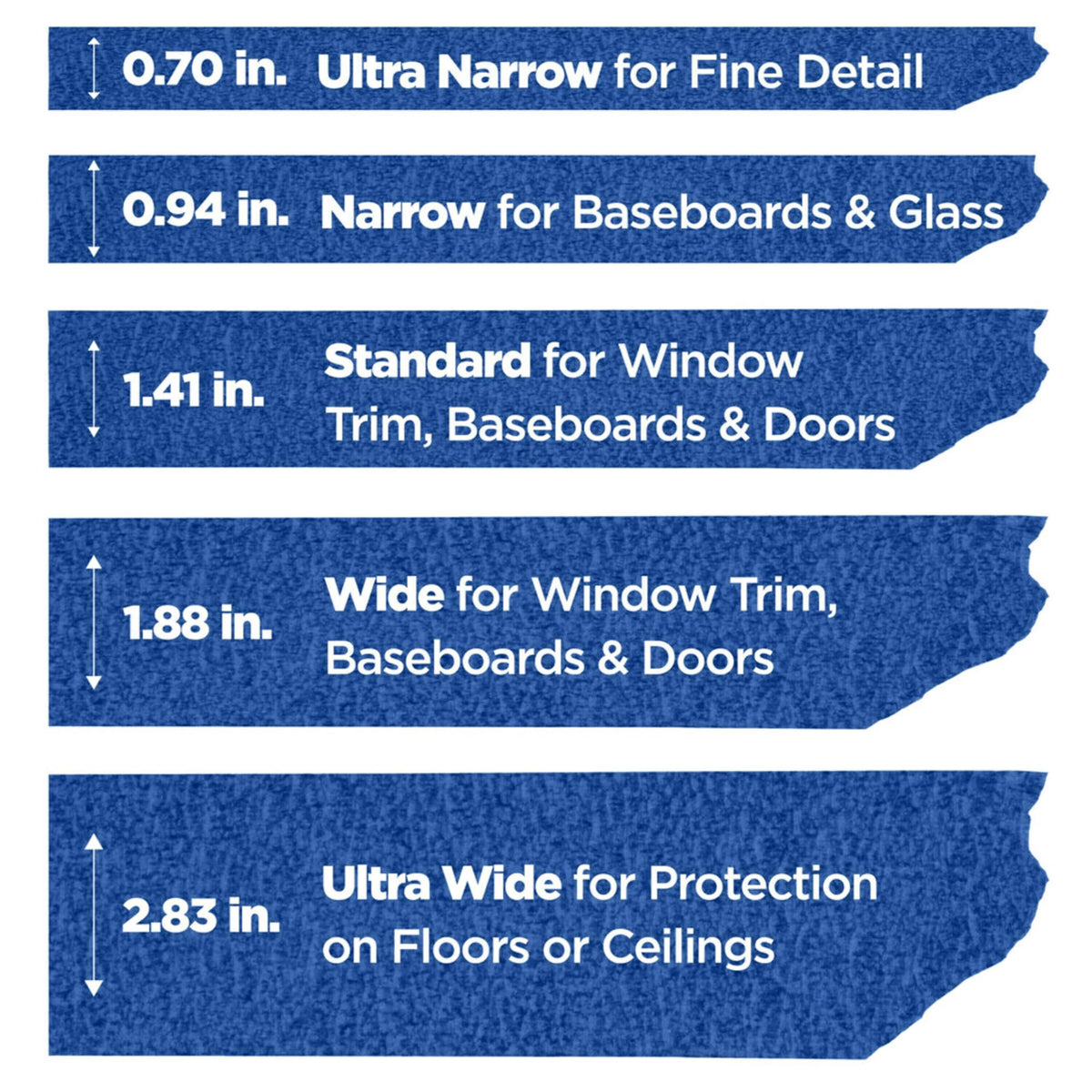 ScotchBlue Painter's Tape protecting glass and tile surfaces