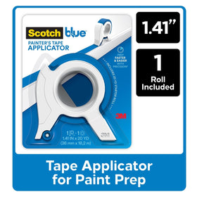 ScotchBlue Applicator blade edge close-up shows a straight cut for clean lines