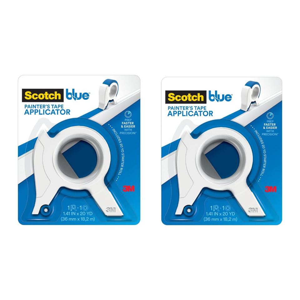 ScotchBlue Painter's Tape Applicator front view enables quick, precise edge lines on trim and frames