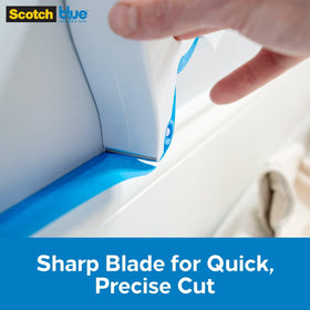 ScotchBlue Applicator in use on trim to achieve crisp paint edges