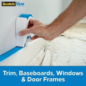 ScotchBlue Applicator reload mechanism demonstrated for seamless roll replacement