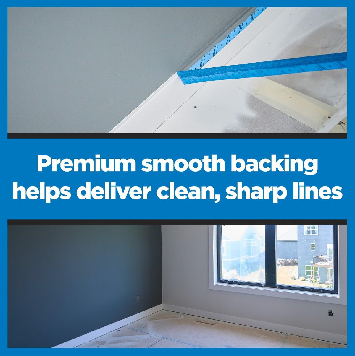 ScotchBlue PROSharp tolerates heat from 40 to 100°F during use.