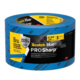 Packaging shows ScotchBlue PROSharp tape bundle for DIY projects.