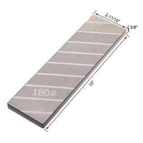 SCOTTCHEN Diamond Flattening Stone two-sided surface with 120 and 180 grit for leveling.
