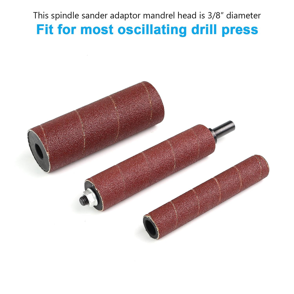 Scottchen PRO 3/8 inch mandrel fits oscillating drill presses