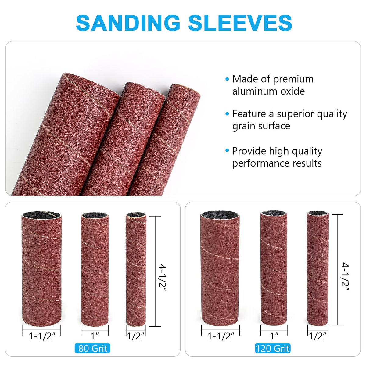 Scottchen PRO rubber sanding drum 1 inch for inner holes