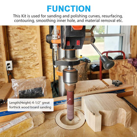 Scottchen PRO sanding sleeves 80 grit for initial smoothing