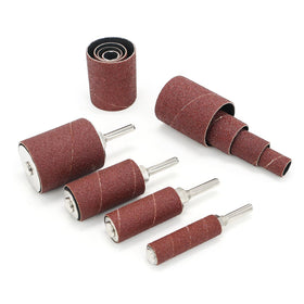 scottchen PRO two-inch sanding drums for smooth shaping on wood, metal, and resin.