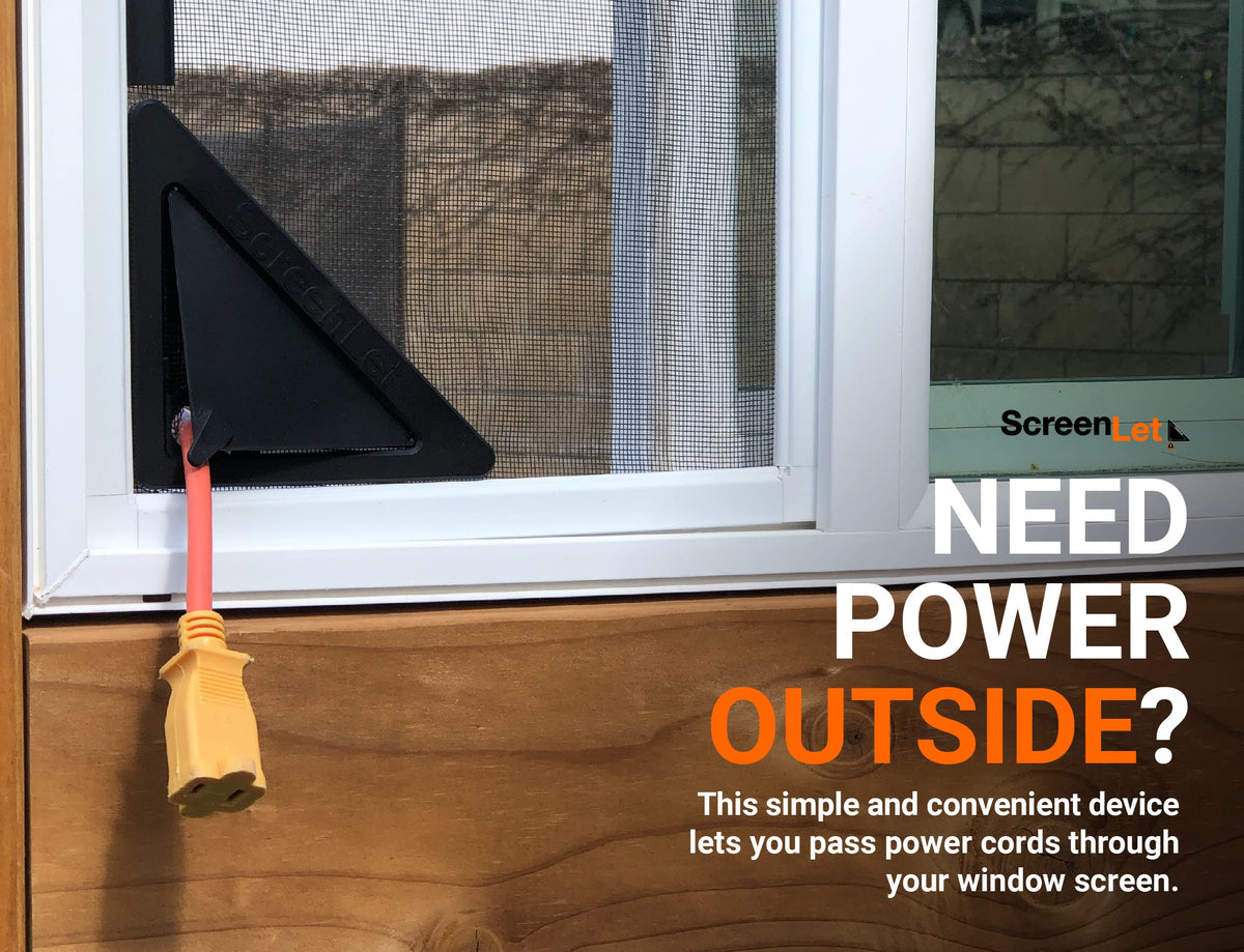 ScreenLet window clip-on design on a screen for quick, tool-free installation.