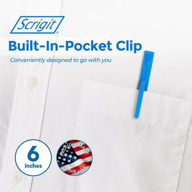 Scrigit Scraper made-in-USA plastic design for safe surface use.