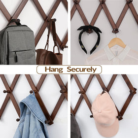 SCUNDA rustic accent rack blends with interior styles while adding storage.