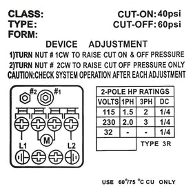 Sdanbom packaging includes 40-60psi switch for reliable setup
