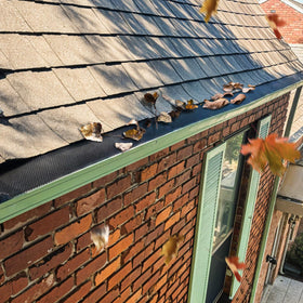 SDSNTE 6in x 120ft coverage illustrating extended gutter protection.