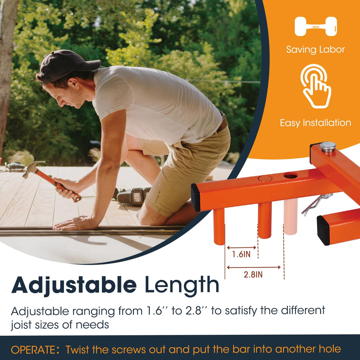 SDSNTE one-piece steel construction for rock-solid durability on tough jobs.