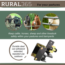 SDSWWFFFWWW weatherproof steel gate latch withstands rain and snow.